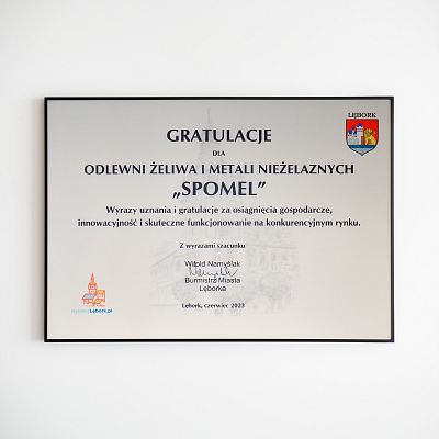 Congratulations from the Mayor of Lębork