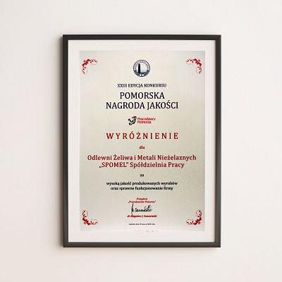 Pomeranian Quality Award